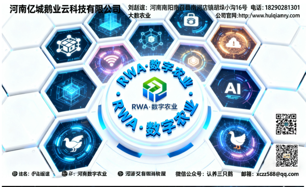 亿城鹅业云科技、引领RWA·数字农业发展新趋势，数字农业践行者！